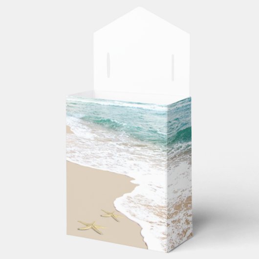 Zeeduivel en Surf op strand Bedankdoosjes (Geopend)