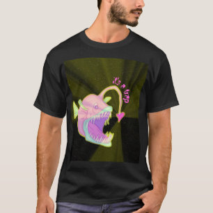Zeeduivel houdt van vallen t-shirt