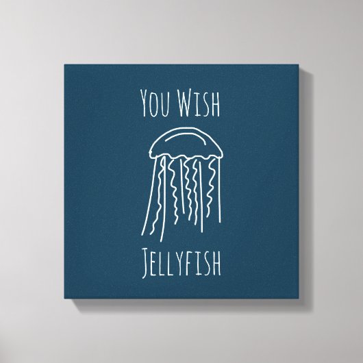 Zeeduivel in water canvas afdruk (Voorkant)