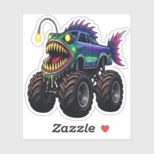 Zeeduivel Monstertruck Sticker
