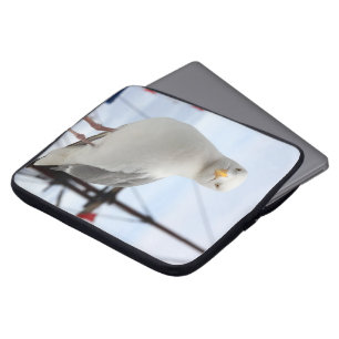 Zeeëend op boot laptophoes laptop sleeve