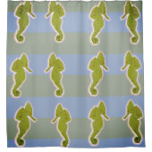 Zeeen 7 strepen art Douchegordijn (Voorkant)