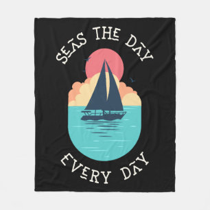Zeeen de Dag Alledaagse/Strand zwarte worp deken