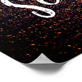 Zeeen de dag prachtige zandstrandfoto poster (Hoek)