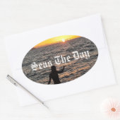 Zeeen de dag Sticker (Envelop)