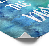 Zeeen de dag waarop de muur wordt gespaard poster (Hoek)