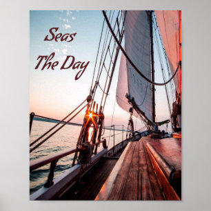 Zeeen De dag waarop de zee wordt geveegd Poster