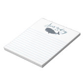 Zeeen de Dag  Walvis Notitieblok (Gedraaid)