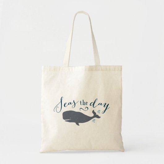 Zeeen de Dag  Walvis Tote Bag (Voorkant)