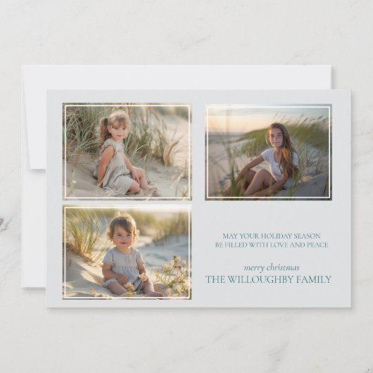 Zeeen en groeten feestdagenkaart (Achterkant)