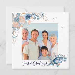 Zeeen en groeten Kerstmis Nautical Chic Photo