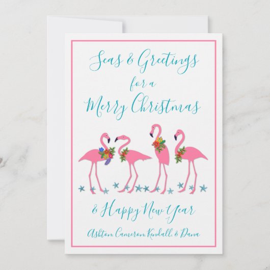 Zeeen en groeten, met kerstmis te Kaart (Voorkant)