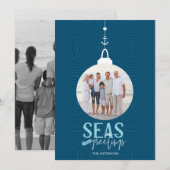 Zeeen en groeten Vaste feestdag Kaart (Voorkant / Achterkant)