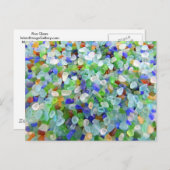 Zeeen glas briefkaart (Voorkant / Achterkant)