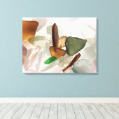 Zeeen glas of buisglas canvas afdruk (Insitu (Houten vloer))