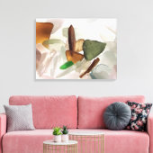 Zeeen glas of buisglas canvas afdruk (Insitu (Woonkamer))