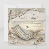 Zeeen & Groeten  Zomerzeemeeuwen Kustkust Feestdagenkaart (Voorkant)