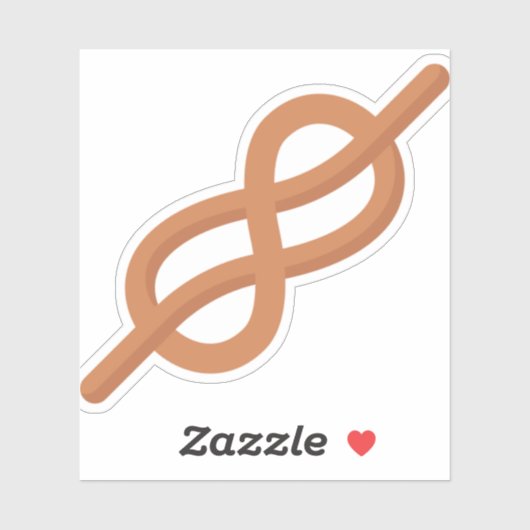 Zeeen knoop sticker (Vel)