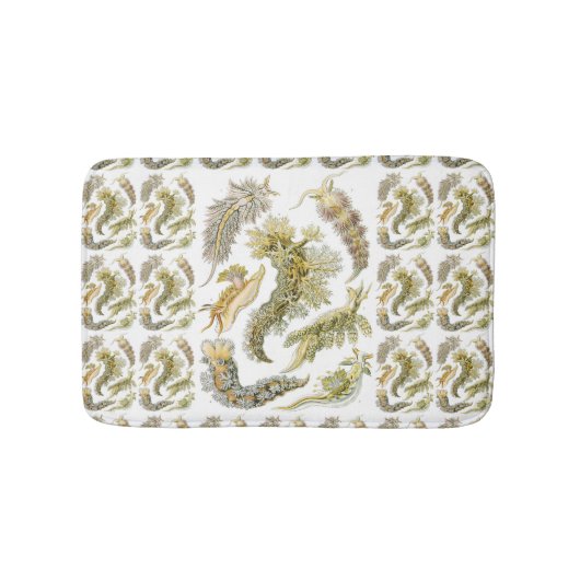 Zeeen naaktslakken van Ernst Haeckel,  Nudibranchi Badmat (Voorkant)