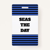 Zeeen op de dag van de kruisventilatiekool badge (Achterkant)