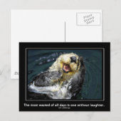 Zeeen otter motivatie briefkaart (Voorkant / Achterkant)