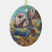 zeeen otters keramisch ornament (Rechts)
