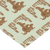 Zeeen otters korte tafelloper (Hoek)