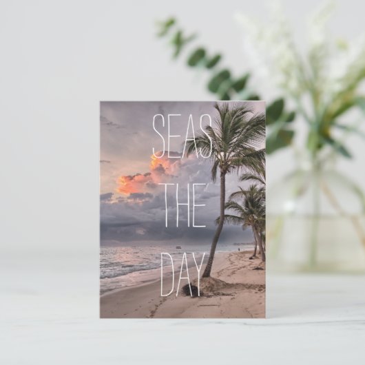 Zeeen overdag briefkaart (Staand voorkant)
