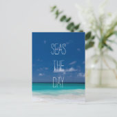 Zeeen overdag briefkaart (Staand voorkant)