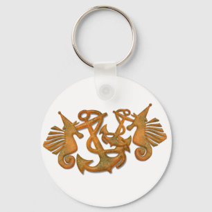 Zeeen paarden sleutelhanger