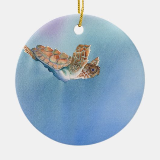 zeeen schildpad keramisch ornament (Voorkant)