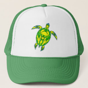 Zeeen schildpad koraal rif Marine Life Symbool Trucker Pet