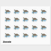 zeeen schildpad ronde sticker (Vel)