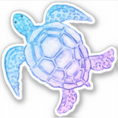 Zeeen schildpad sticker (Voorkant)