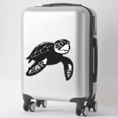 zeeen schildpad - sticker (Koffer)