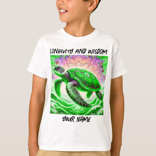 Zeeen schildpad T-shirt (Voorkant)