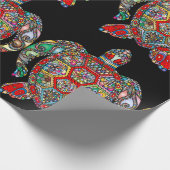 zeeen schildpaddekpapier cadeaupapier (Hoek)