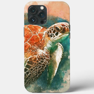 Zeeen schildpadden iPhone 13 pro max hoesje