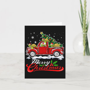 Zeeen schildpadden rijden kerstboom vrachtwagen sc kaart