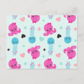 Zeeen, Zee, octopus, kwallen, harten Briefkaart (Voorkant)