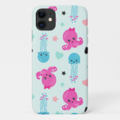 Zeeen, Zee, octopus, kwallen, harten Case-Mate iPhone Case (Achterkant)
