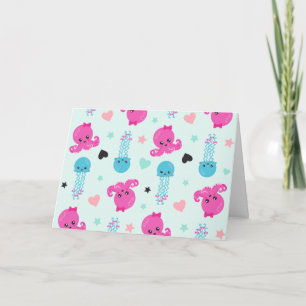 Zeeen, Zee, octopus, kwallen, harten Kaart