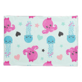 Zeeen, Zee, octopus, kwallen, harten Kussensloop (Achterkant)