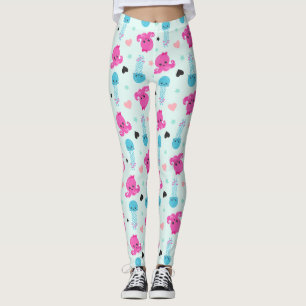Zeeen, Zee, octopus, kwallen, harten Leggings