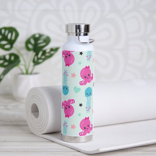 Zeeen, Zee, octopus, kwallen, harten Waterfles (Yoga)