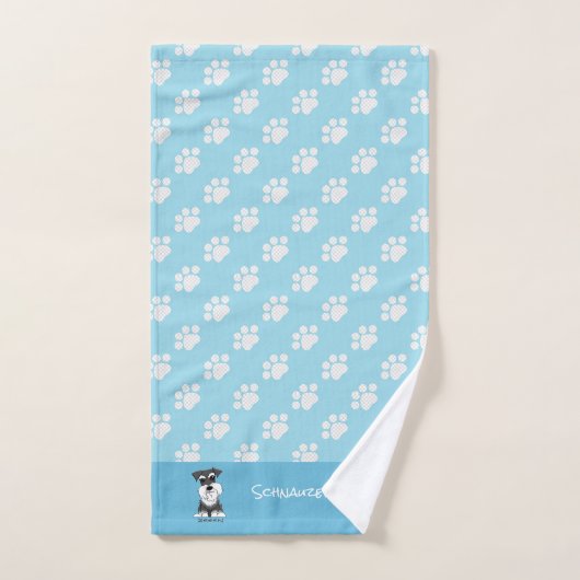 ZeeEW de Schnauzer Towel set Bad Handdoek (Handdoek)