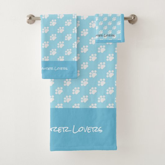 ZeeEW l'ensemble de serviette de Schnauzer (En situation)