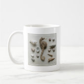 Zeef en schelp koffiemok (Links)