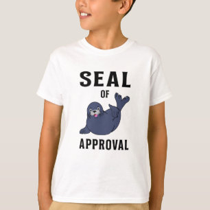 Zeefdoek Dierlijk Schuin Zee Loonzegel Lover Gift T-shirt