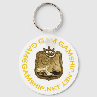 zeegeel goud sleutelhanger